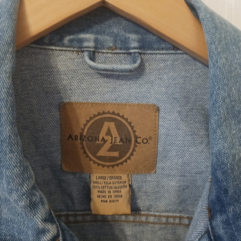 Arizona Jean Company Blue Denim Jacket - Picture 2 of 3